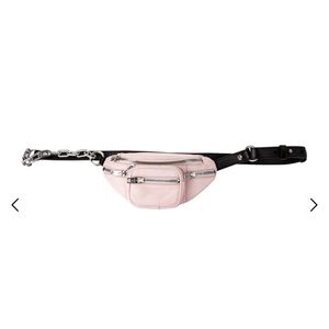 Alexander Wang mini pink leather belt bag
